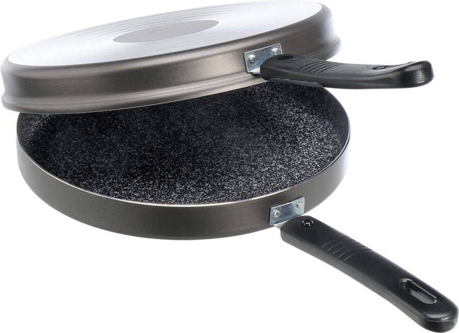 Minioven aluminium zwart 26 cm Tradition Italië