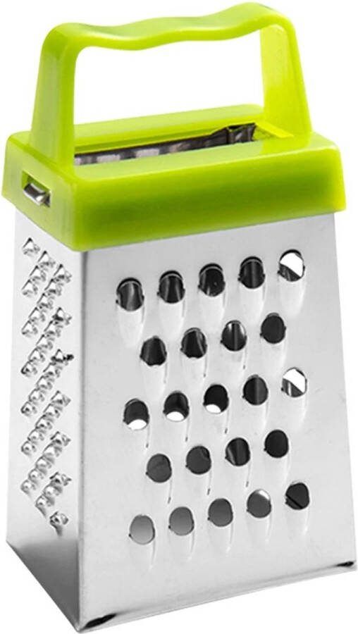 Minirasp amberblokjes Gember Geurblokjes rasp Handrasp voor kaas chocolade knoflook citroen en kaneel Mini rasp RVS Groen