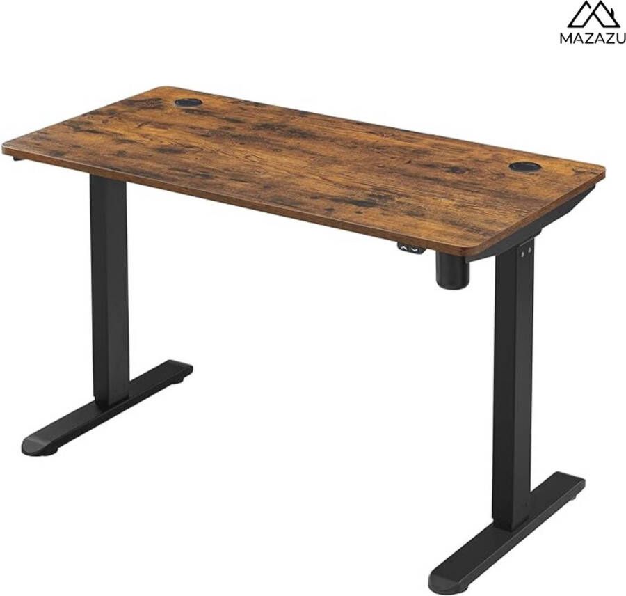 MAZAZU MIRA Home Elektrisch Bureau Laptoptafel Laptop Tafel Bureau Vintage 120x60x114