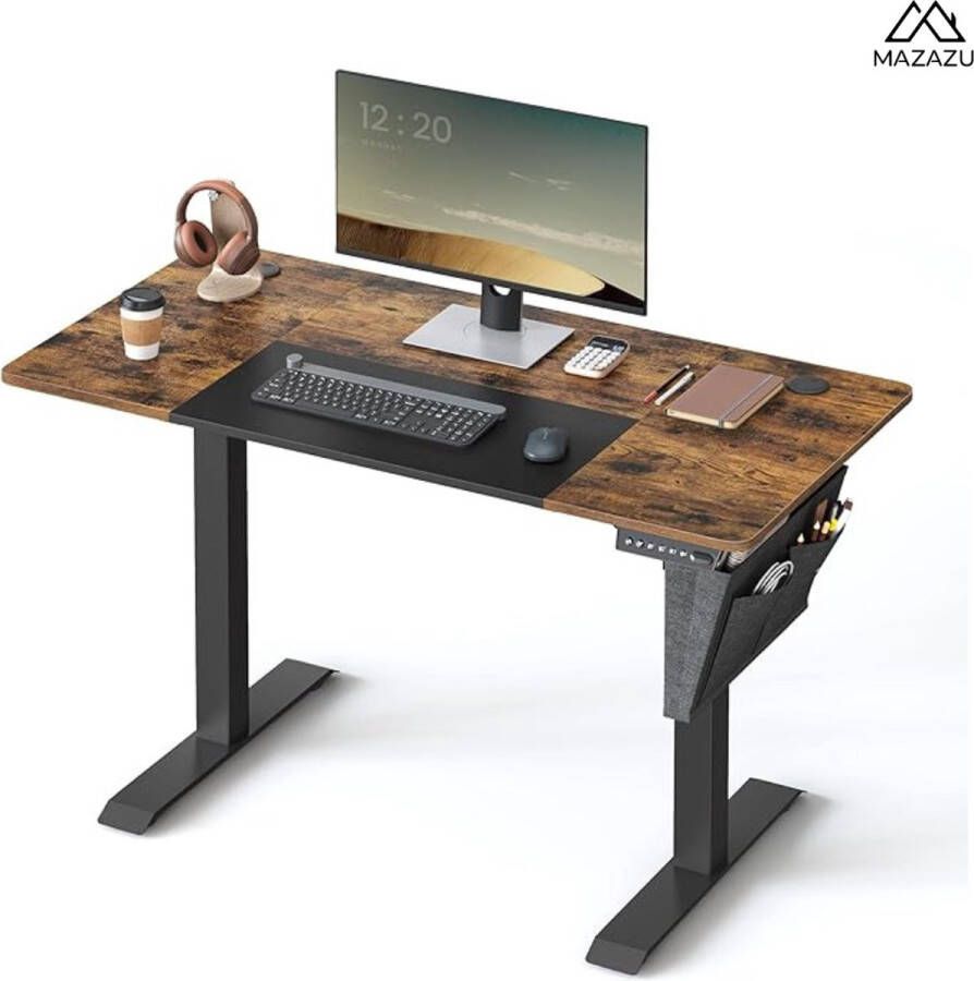 MAZAZU MIRA Home Elektrisch Bureau Laptoptafel Laptop Tafel Vintage 120x60x120