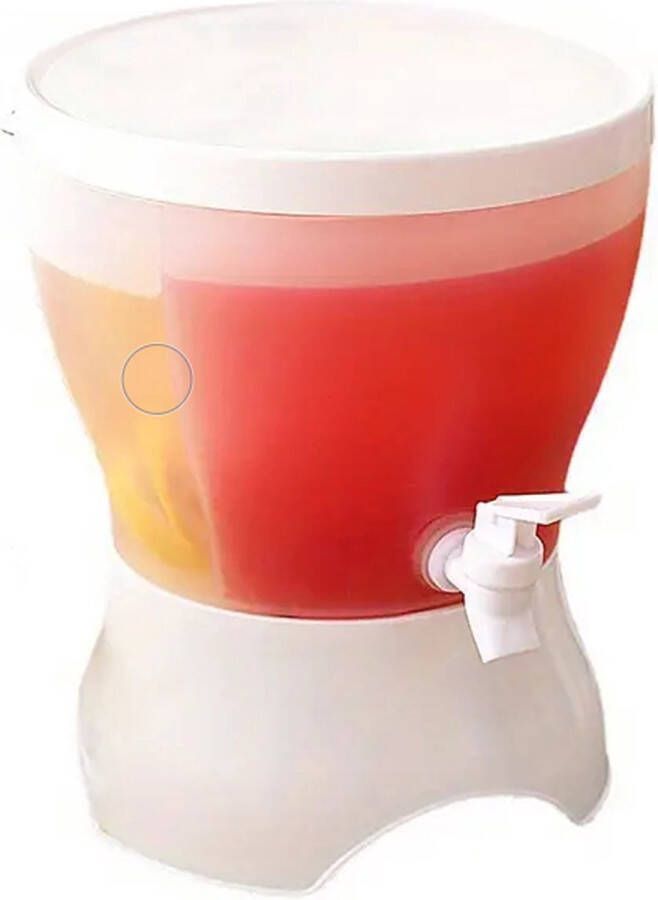 Mix drank dispenser 5L limonadetap drankdispenser met kraantje sapdispenser koelkast 360° drank en shot dispenser