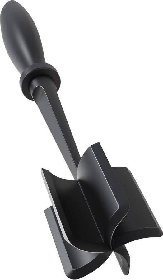 Mixer Hittebestendige Menghakselaar Keuken Accessoire Zwart Purreestampers Keukenhulp aardappelstampers Vleesstamper Hittebestendige vleesstamper voor gehakt pureestamper