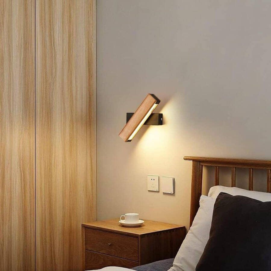 Moderne 5 W 360 graden draaibare led-wandlamp voor binnen en buiten 3000 K kleurtemperatuur slaapkamer woonkamer hal trap warm licht