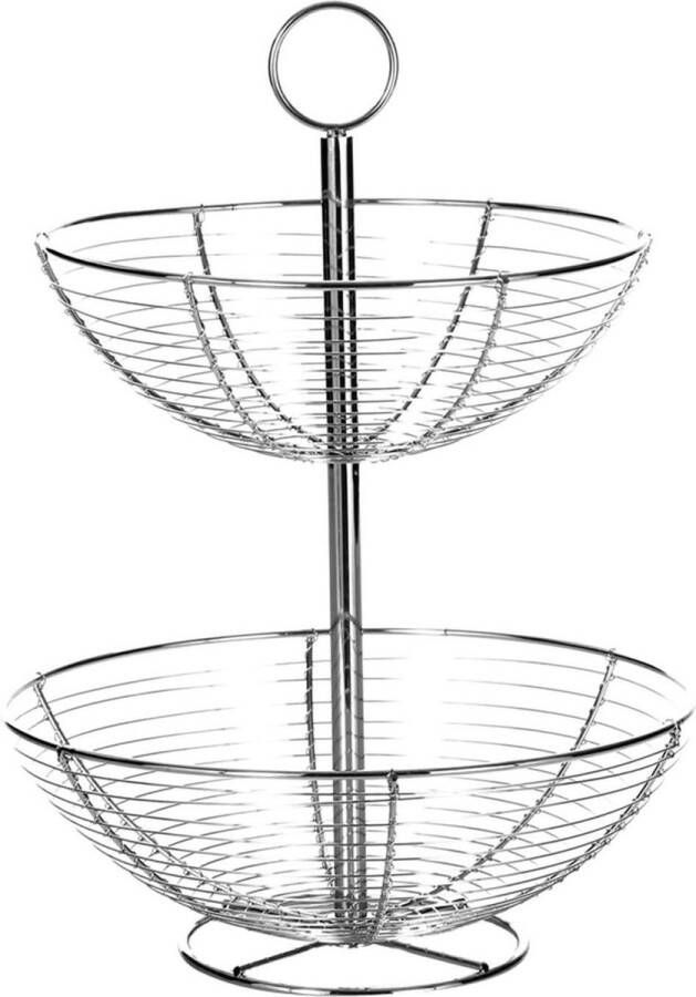 Moderne fruitschaal met 2 niveaus Dcasa 2950 x 2950 x 41 cm Fruitschaal