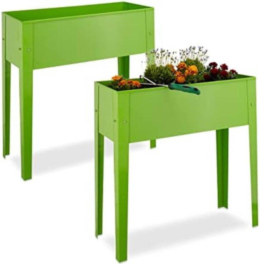 Moestuintafel Moestuinbak Op Poten Moestuintafel Op Poten Kruidenbak Op Poten Groen
