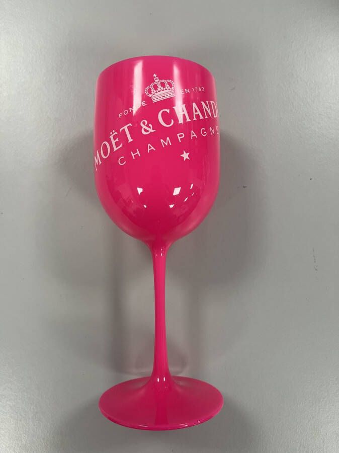 Moët & Chandon champagneglazen roze 4 stuks Acryl