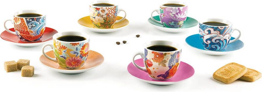 Mokkakopjes Koffiekopjes espressokopjes kopjes Cappuccino kopjes SET 2 stuks