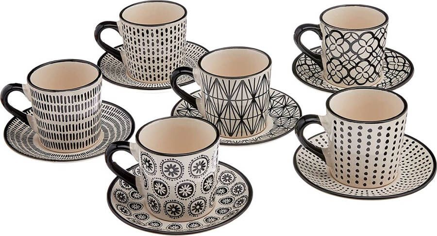 Mokkakopjes Koffiekopjes espressokopjes kopjes Cappuccino kopjes SET