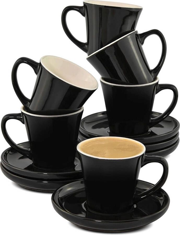 Mokkakopjes Koffiekopjes espressokopjes kopjes Cappuccino kopjes SET