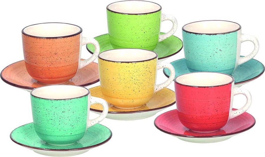 Mokkakopjes Koffiekopjes espressokopjes kopjes Cappuccino kopjes SET 6