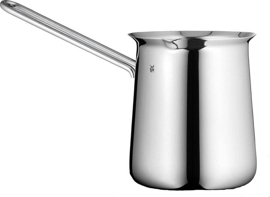 Mokkapot voor fijnproevers 340 ml geschikt voor 6 kopjes Cromargan espressopot van roestvrij staal vaatwasmachinebestendig grijs Koffiepot