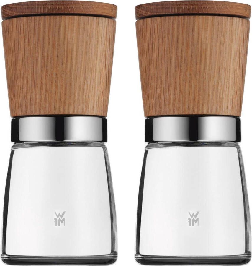 Molen-Strooier Keramische Maalmechanismen Kruidenmolenset 2-delig Fijne Grove Maling Aromabeschermdeksels Vaatwasmachinebestendig