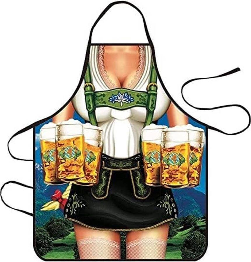 Motief schort grappig keukenschort sexy mannenschort grillmeester schort grillschort voor mannen B Pinafore (B)