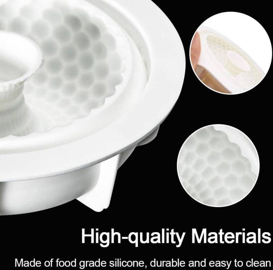 Mousse-cakevorm anti-stick siliconen bakvorm 3D bubbels Sky Cloud siliconen cakevorm bubble cloud dessert auto aroma tool bakgereedschap