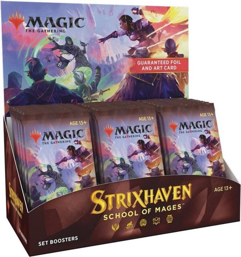 Magic The Gathering Strixhaven: School of Mages Set Booster Display (30 Packs) trading card