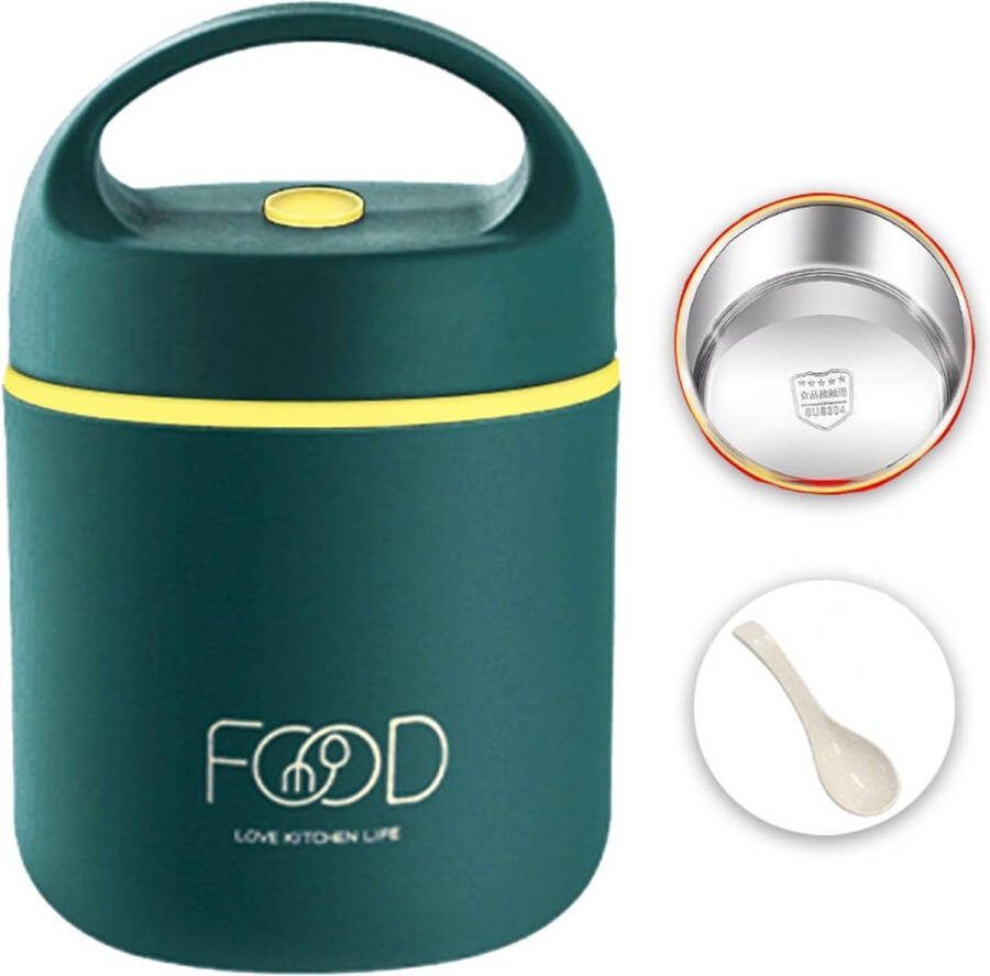 Mueslibeker To Go mueslibeker om mee te nemen met lepel 460 ml yoghurtbeker voor onderweg yoghurtbeker to go muesli to go beker voor werk school