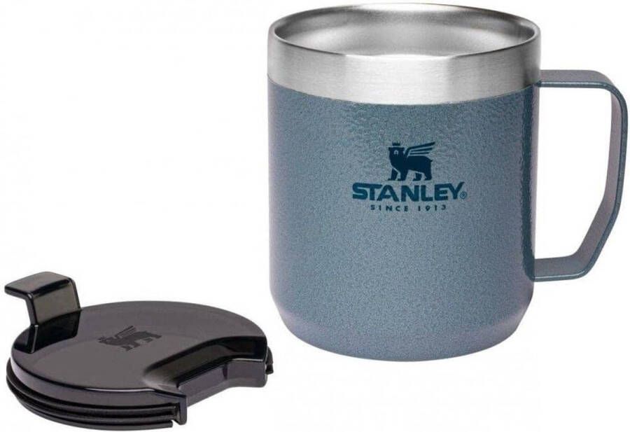 Mug auto Classic Legendary Camp Mug 0.35L Lekvrij Vacuüm geïsoleerde mok Roestvrijstalen thermosbeker houdt 1.5 Uur Warm BPA-Vrij Vaatwasserbestendig