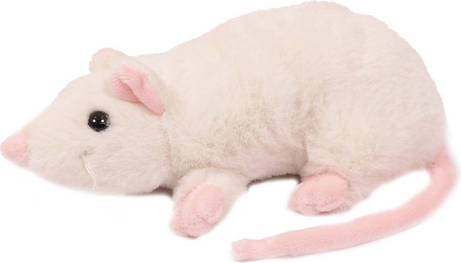 PIA Soft Toys Pia Toys Knuffeldier Muis zachte pluche stof premium kwaliteit knuffels wit 18 cm Muizen
