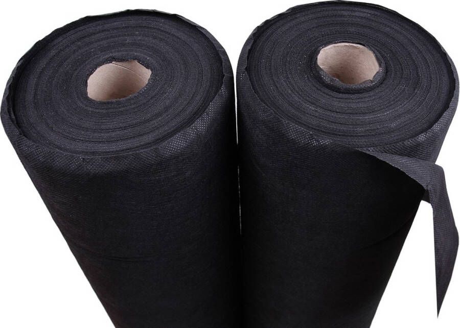 Mulch-Folie Mulch-Vlies Worteldoek zwart 1 6m 50g UV 360m