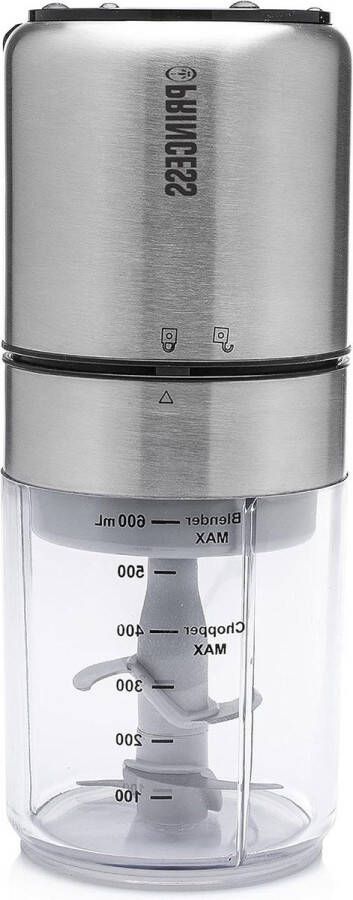 Multi Chopper & Blender Blenden & choppen Compact Zilver met 221080