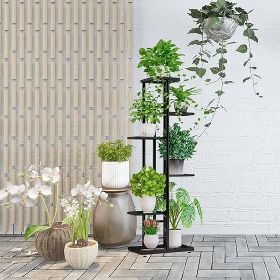 Multifunctioneel plantenrek voor balkon hoek woonkamer kantoor tuin 23 x 8 x 61 centimetres