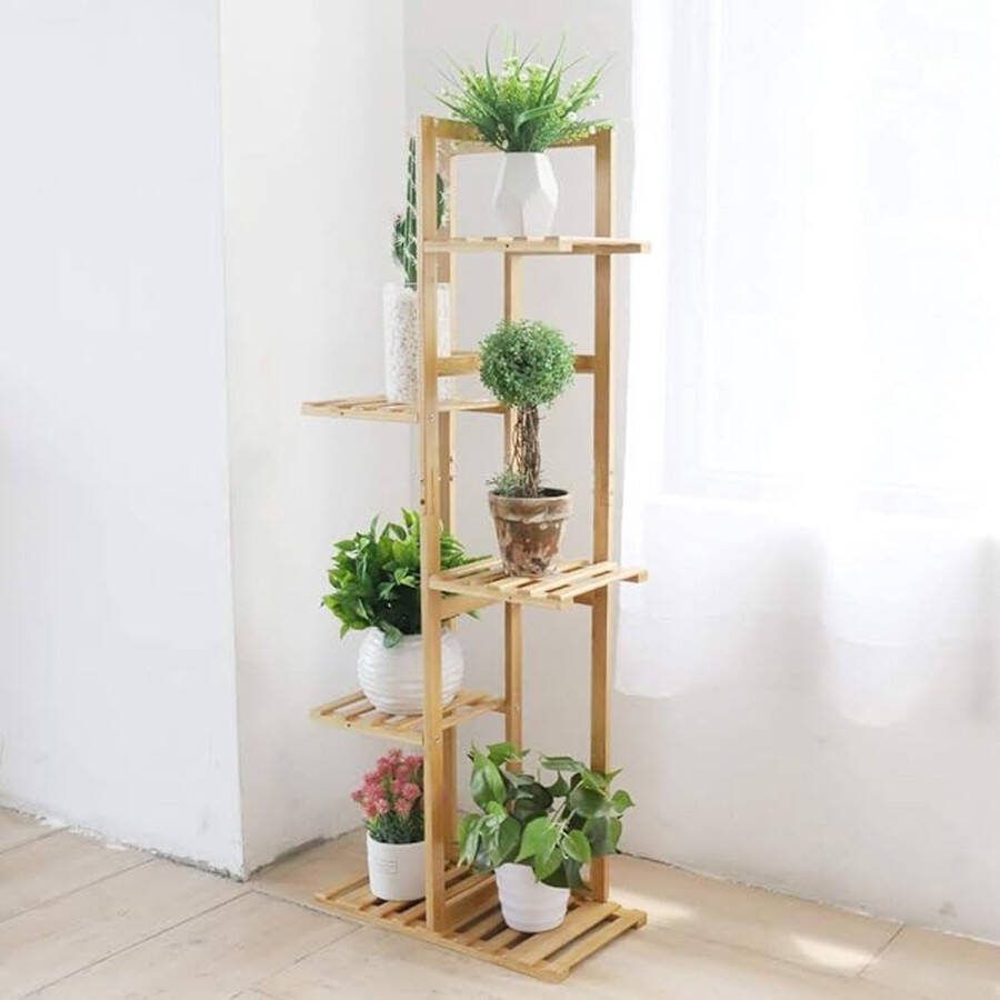 Multifunctioneel plantenrek voor balkon hoek woonkamer kantoor tuin 40 x 20.2 x 102 centimetres