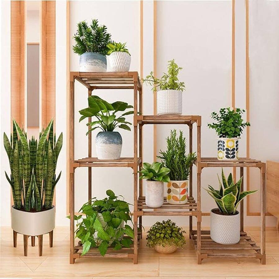 Multifunctioneel plantenrek voor balkon hoek woonkamer kantoor tuin