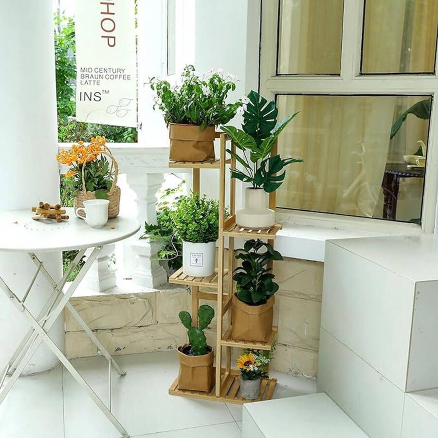 Multifunctioneel plantenrek voor balkon hoek woonkamer kantoor tuin