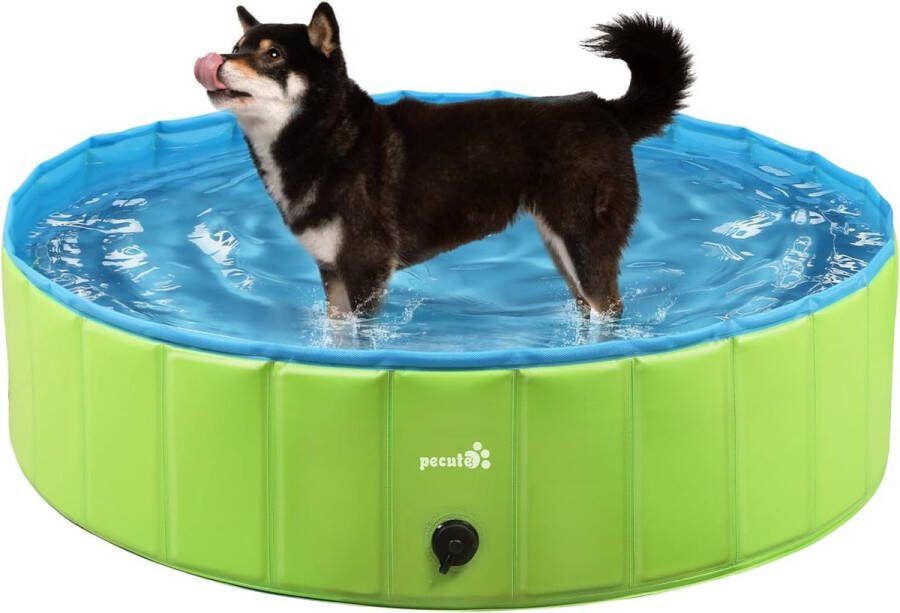 Multifunctioneel Zwembad Hondenzwembad Kinderzwembad Zwembad Kinderbad Kind Honden Bad Buiten Zomer Verkoeling Opvouwbaar 120 x 30 cm 339L