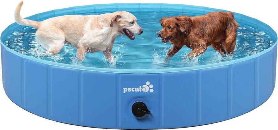 Multifunctioneel Zwembad Hondenzwembad Kinderzwembad Zwembad Kinderbad Kind Honden Bad Buiten Zomer Verkoeling Opvouwbaar 180 x 30 cm 763L