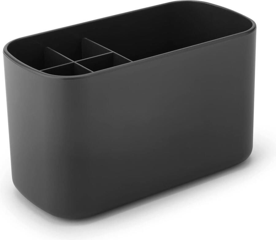Multifunctionele Badkamer Organiser Siliconen Krasvrij Eenvoudig Schoon Te Maken Donkergrijs