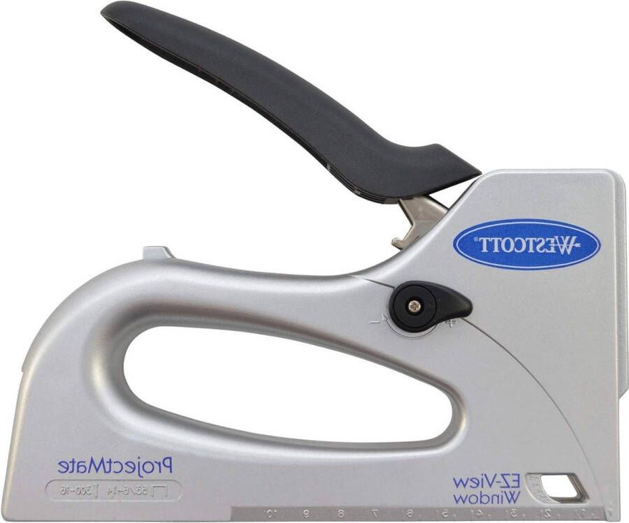 Multifunctionele handtacker ergonomische handgreep zilver kantoorbenodigdheden