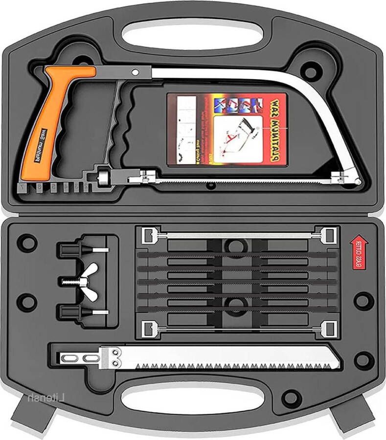 Multifunctionele handzagen set 13 stuks 30 cm metalen handheld ijzerzaag tegelzaag universele houttegelzaag boogzagen houtbewerkingsgereedschap kunststof glas tegels metaal keramiek