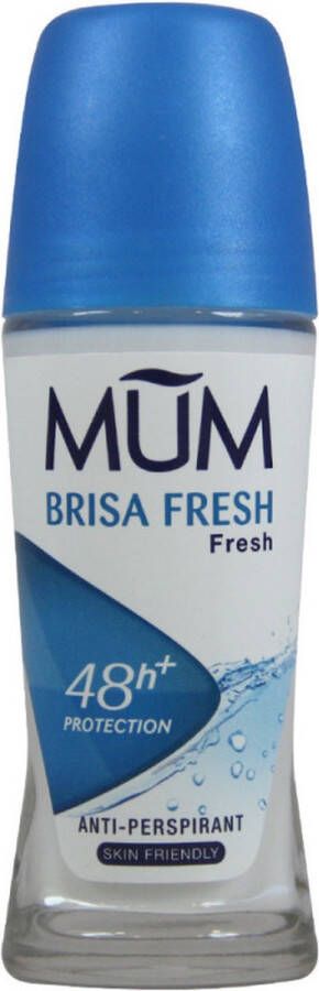 Mum Brisa Fresh Cool Blue Deodorant Roller 6x50 ml Voordeelverpakking