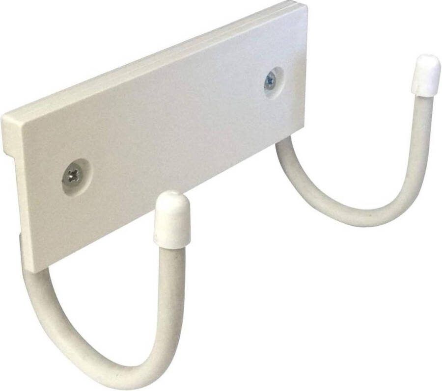 Muur Mount Strijkplank Hanger en Houder Organizer Wandrek voor Wasruimtes (Wit) Praktische opbergoplossing ophangsysteem strijkplank