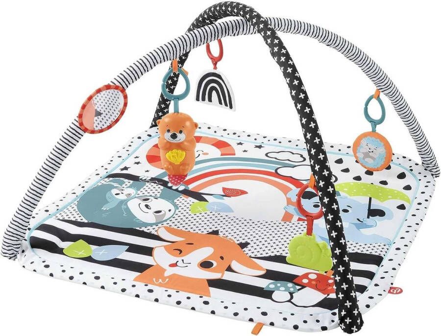 Muziek Glim en Groei Gym speelmat- 3-in-1 babyactiviteit- gemakkelijk mee te nemen