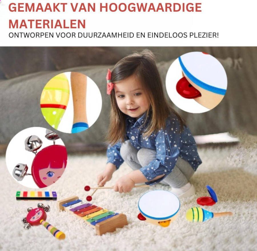 Muziekinstrumenten Set voor Peuters en Kleuters Educatief en Creatief Speelgoed