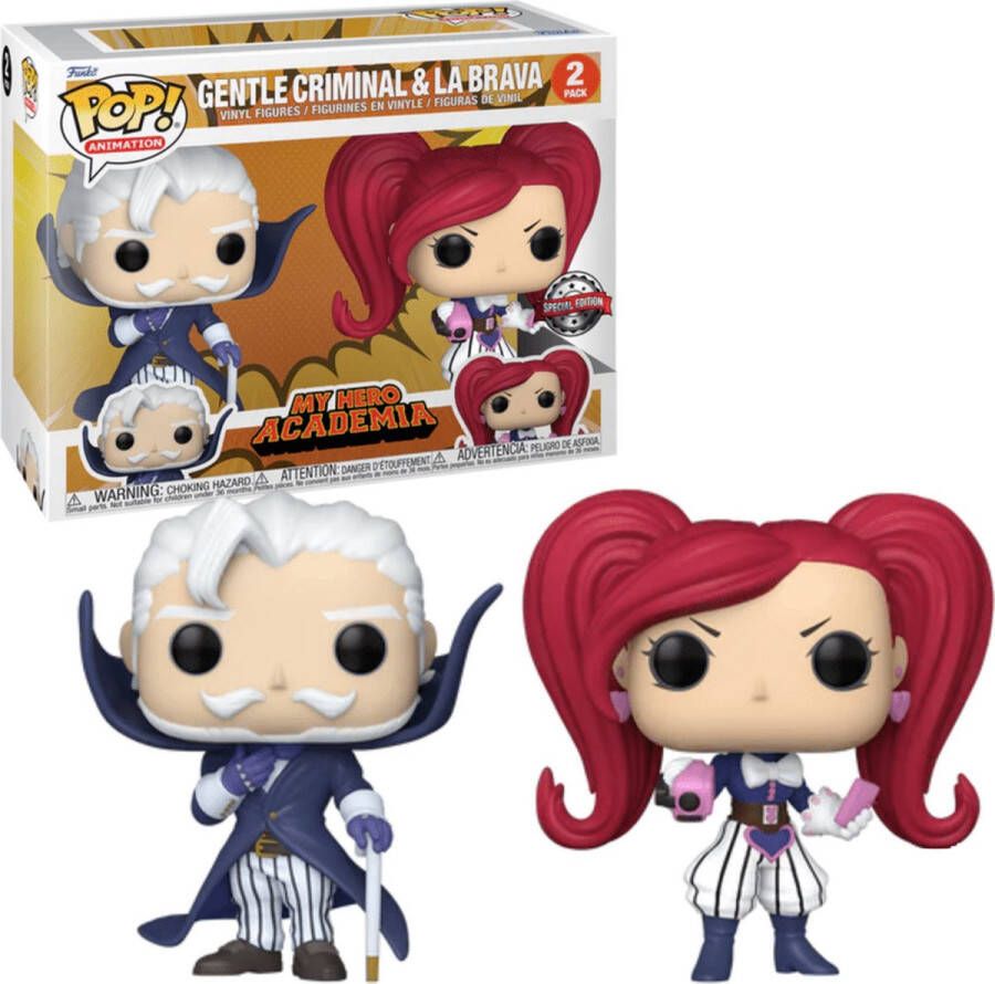 Funko Pop! 2-Pack: My Hero Academia Gentle Criminal & La Brava Exclusive