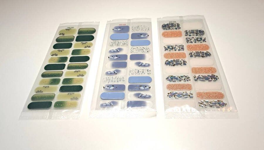 N-Wraps nailwraps nagelstickers Combinatie 048 052- 056