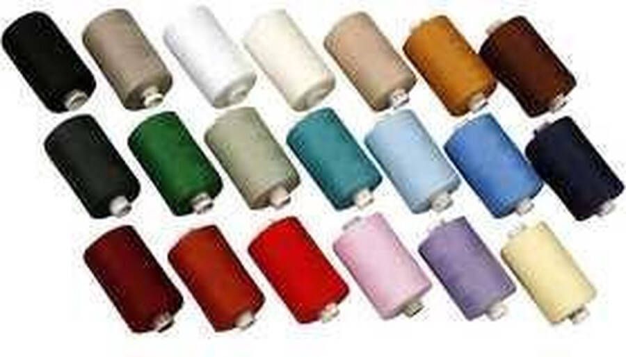 Naaigaren kleuren assorti polyester 20x915m l: 1000