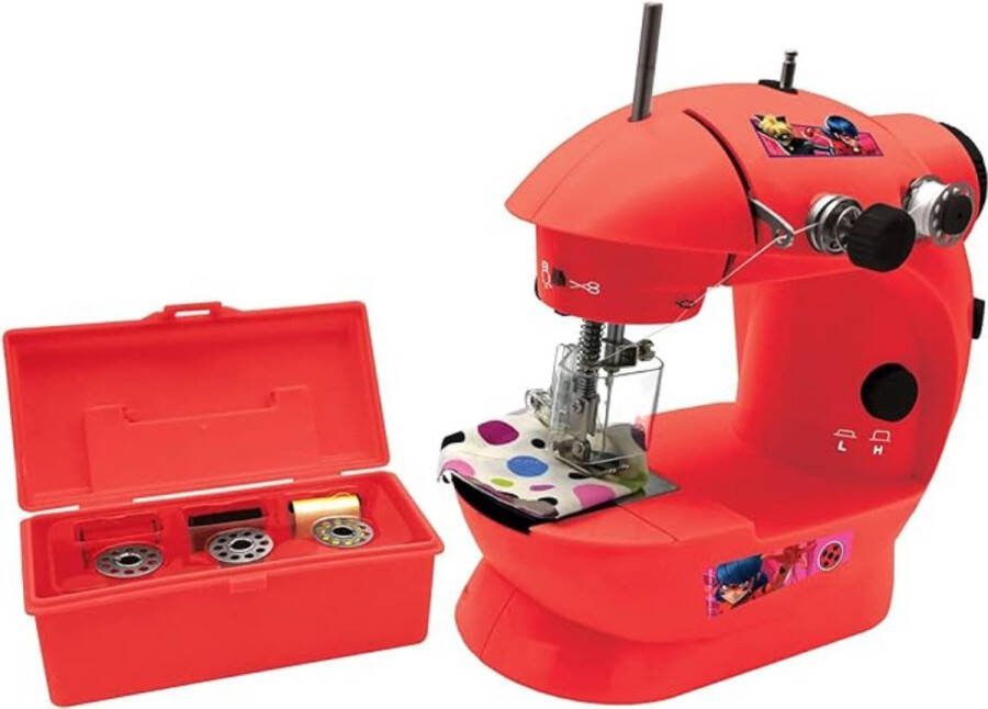 Naaimachine Kinderen Kindernaaimachine Inclusief Schaar en Garenspoelen Mini Naaimachine– Handnaaimachine kindernaaimachine Rood