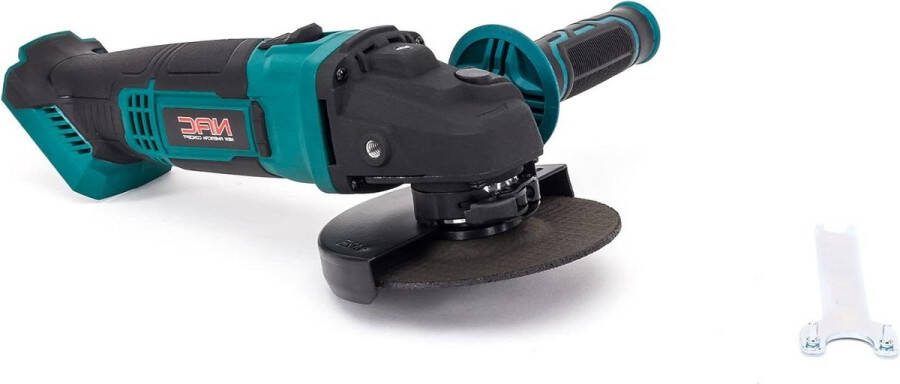 NAC haakse slijper 20 V 125 mm 10.000 rpm zonder accu groen 125mm 20V