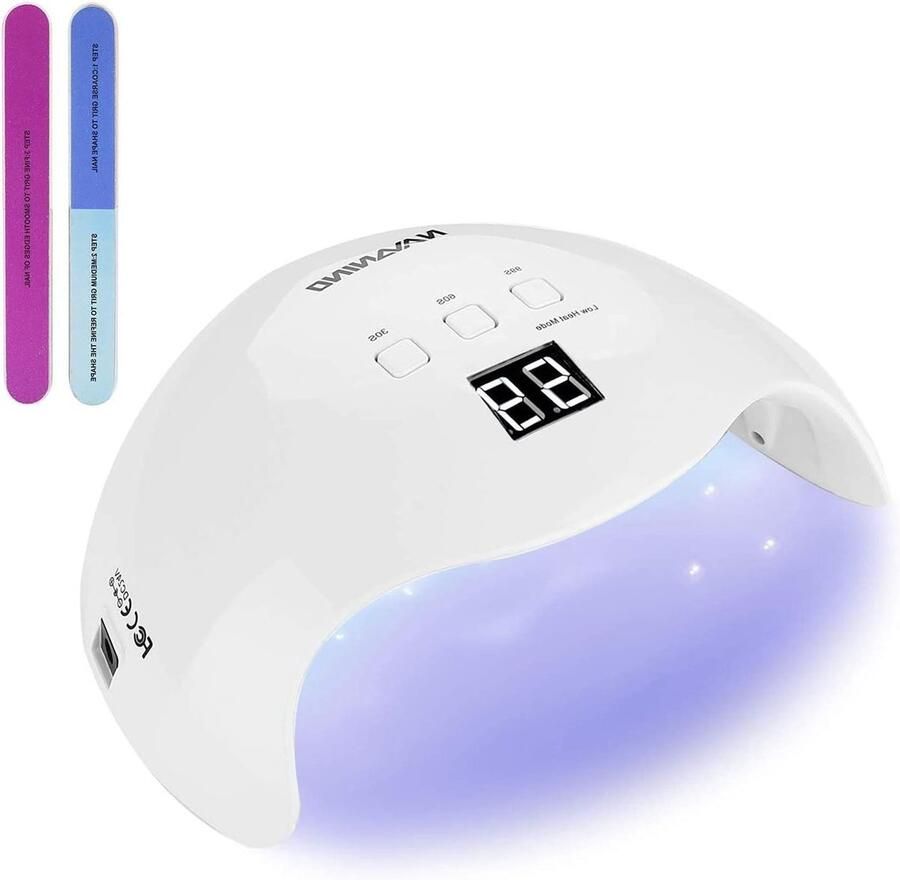 Nageldroger LED UV-Lamp 40W 30 60 99s Timer Infraroodsensor LCD-Display