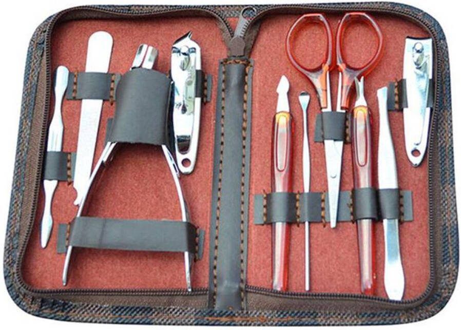 Nagelknipper 10-delige Set Teennagelknipper Nagelschaar Manicure Set Pedicure Set
