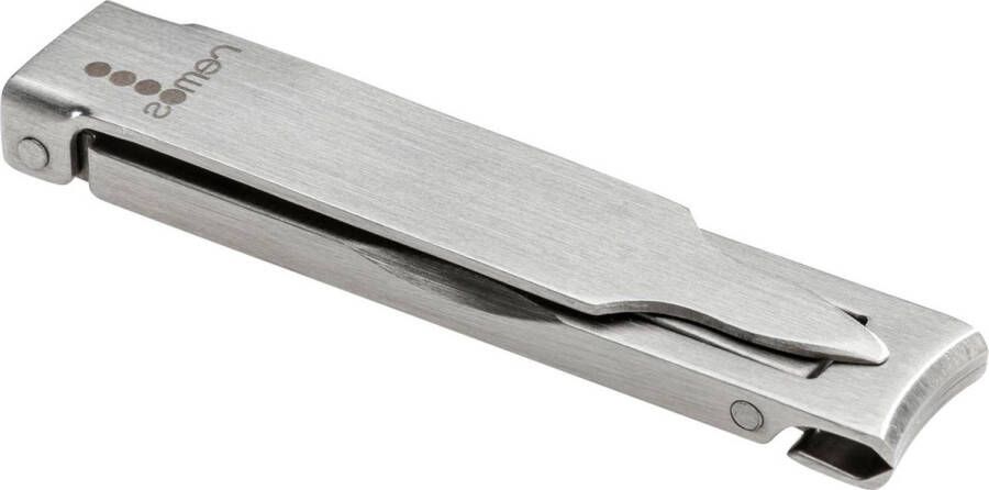 Nagelknipper met nagelvijl plat & compact roestvrij staal 6cm REMOS