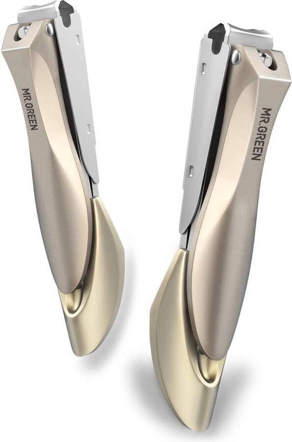 Nagelknipper voor dikke nagels professionele nagelknipper met catcher premium roestvrij staal scherpe en duurzame nagelknipper voor baby's kinderen en volwassenen