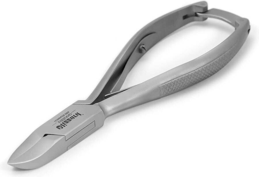 Nagelknipper voor Dikke of Ingegroeide Teennagels Podotherapeutisch Pedicuresetje van 145 cm Stevige Kniptang voor Mannen Kromme Bek Nageltang met Geblokte Grepen