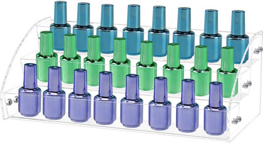 Nagellak houder Transparant Houder voor Nagellak potjes Nagellak organizer Nagellak Opbergen Nagellak Display Nagellak Rek