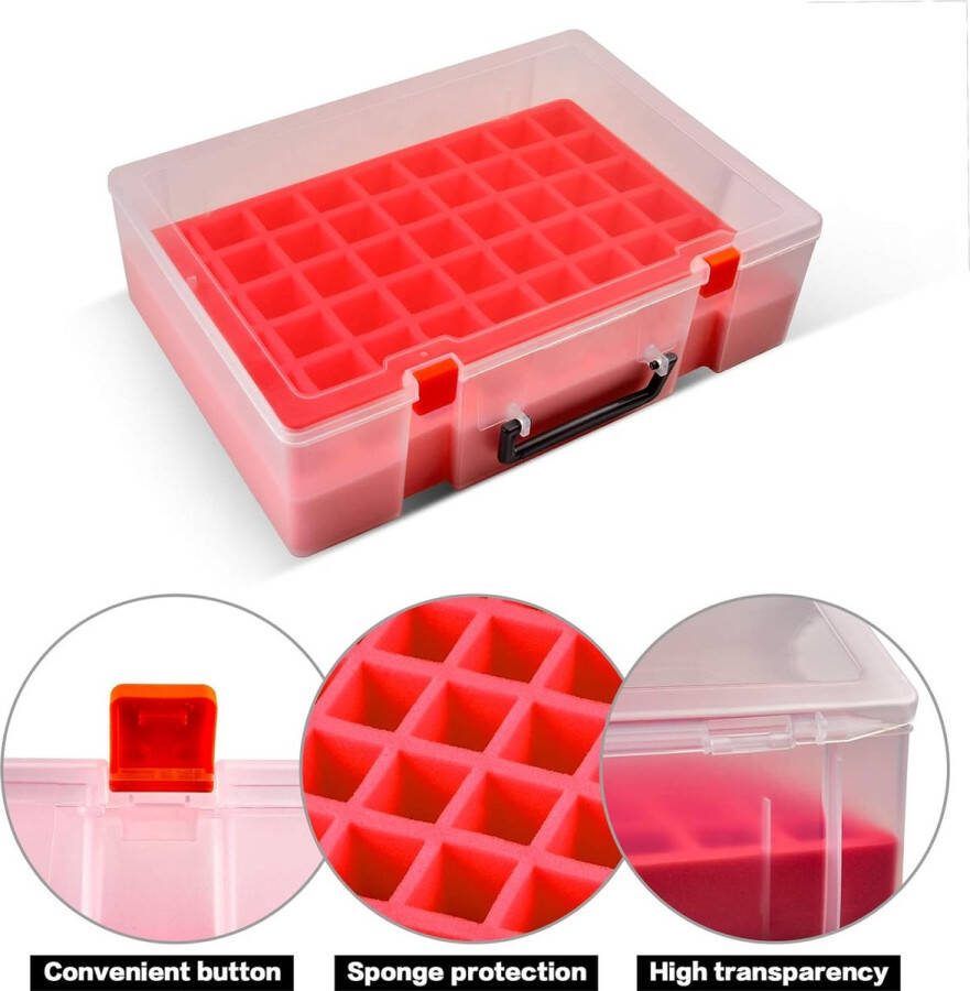 Nagellak Opslag Organizer Holder Box rood