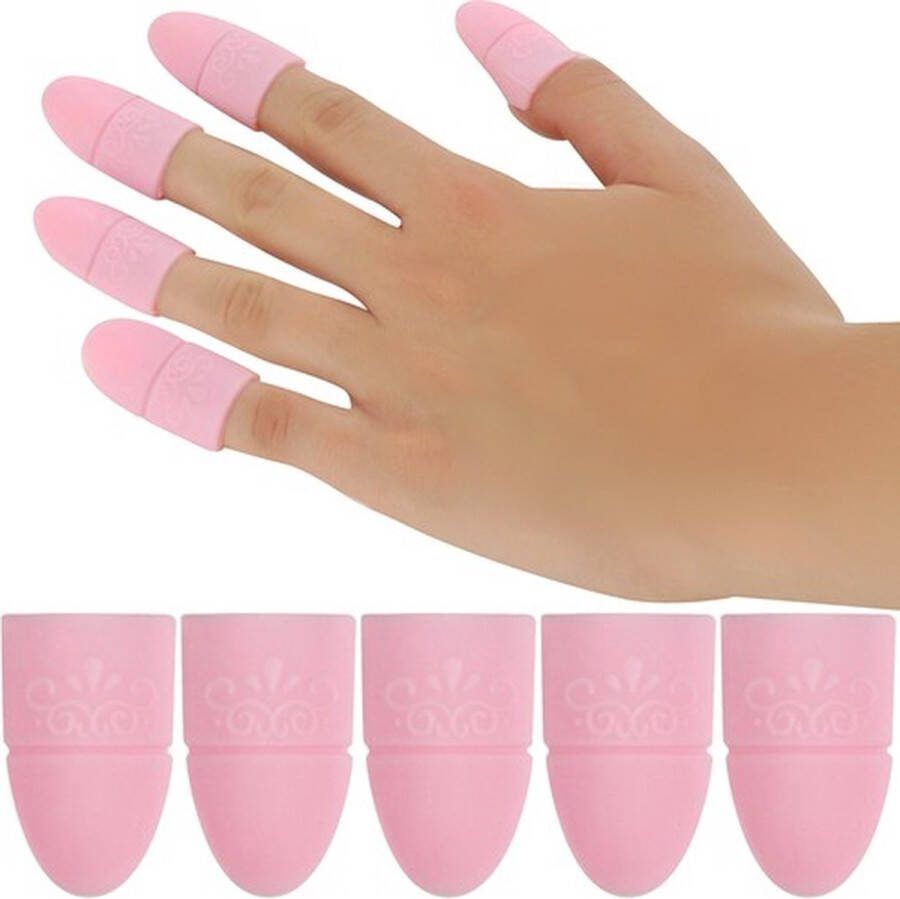 Nagellak Remover Clips Siliconen-Herbruikbaar- Set van 5 stuks